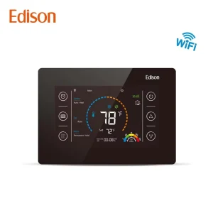 Smart WiFi Thermostat for Heat Pumps Energy-Saving PVC Home Automation Multi-Stage Touchscreen Tuya/Zigbee Compatible Hospitals