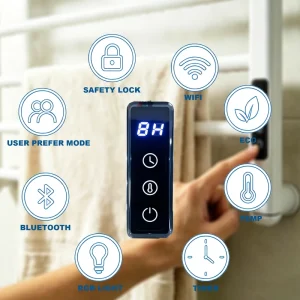 Smart WiFi Tuya Thermostat Controller for Heated Towel Rack with Timer App Remote Control Temperature Controller