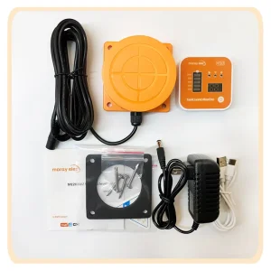 Smart WiFi Ultrasonic Liquid Level Sensor for Water & Oil Tanks LED Display Real-Time Alerts Via App Home Automation