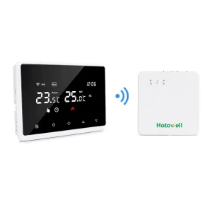 Smart WiFi Wireless Thermostat Home Controller Heating Controller with RF Receiver for Hvac System