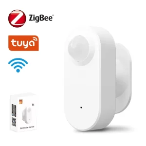Smart WiFi Zigbee PIR Motion Sensor 105 Wide Angle 5m Range Battery 3 Month Battery Life Android App Alerts Tuya Home Flip