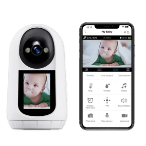 Smart Wifi Camera 1080P 3MP Full Color HD Two way Audio Real time Video Wire Free Indoor Camera
