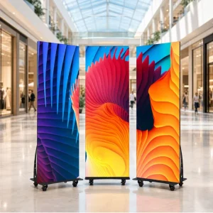 Smart Wifi Control Floor Standing LED Banner Poster Screen Digital Signage Retail Shop Hotel Lobby Advertising Display