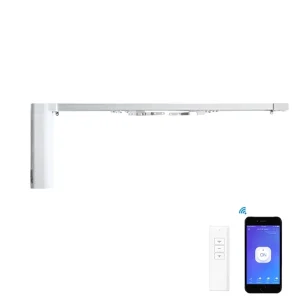 Smart Wifi Motor Ewelink 5.2m Adjustable Length Kit Curtains Track Rail Cornice Window Curtains System Alexa Home Automation