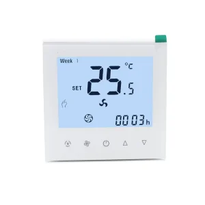 Smart Wifi Room Fan Coil Unit Thermostat Cooling Temperature Controller for Home Hvac System Parts