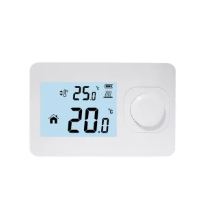 Smart Wired Room Thermostat Home Integration Modern Design Adjustable LCD Thermostat for Gas Boiler Water Radiant Floor Heating
