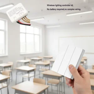 Smart Wireless Wall Switch OEM ODM 110V 220V Kinetic Switch with Control and Dimmer Function