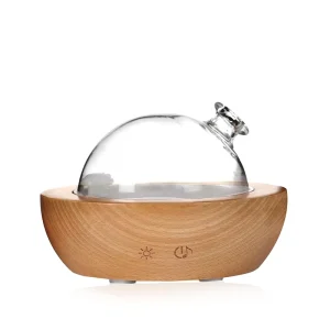 Smart Wood Water Ultra Sonic Ultrasound Ultrasonic Mist Maker Music Scent Humidifier Machine Wooden Aroma Difuser Diffuser