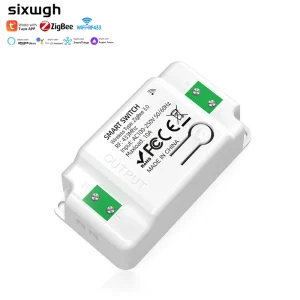 Smart Zigbee Switch RF433 10A Home Lighting System No Wiring Needed IP34 Waterproof Durable Night Use Smart Life/ App