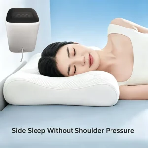 Smart Zoned Support Deep Sleep Oxygen Pillow with Remote Control Removable Tencel Air Layer Shell Food Grade Silicone Pillow
