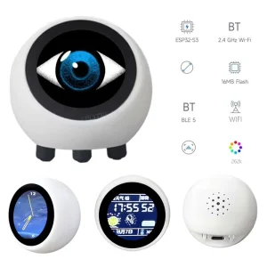 Smart espHome Assistant Compatible XiaoZhi AI Voice Chat Robot Ball S3 1.28 inch LCD Development Board Wifi Clock DeepSeek