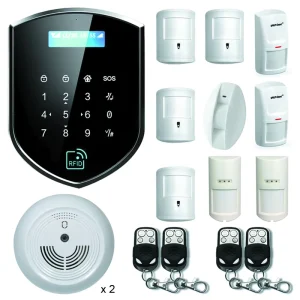 SmartLife Tuya WiFi 4G GSM Hub Outdoor Home Security Alarm System 99 Sensors Alexa Google APP 3 Year Warranty Model 007WT4R