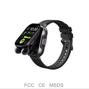 Smartwatch TWS Earphone 2in1 High Quality Health Monitoring Sport Relojes NFC D8E Smart Watch with Earbuds