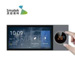 Smatek 6” Wireless Wired Smart Home Automation Touch Panel Screen Control Switches 240V PC 10A Current Compatible Smart Life