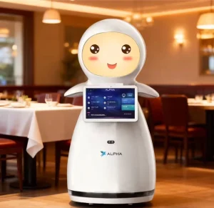 Snow Smart AI Service Robot for Restaurant Hotel Interactive Dining Assistant with Customer Service and Ordering Functionality