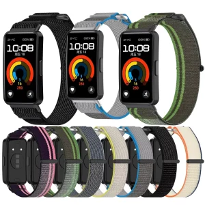 Soft Nylon Loop Strap Adjustable Watchband Bracelet Smart Watch Accessories Watchband for Band 9 8 10