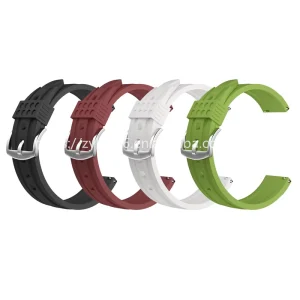 Soft Silicone Rubber Watch Strap Band Bracelet Replacements Wrist Watch Strap for Smart Watch Strap