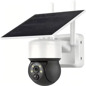 Solar 4G PTZ Camera 4MP Outdoor Wireless Security Cam 350 Pan Tilt PIR Motion Detection IP66 Night Vision