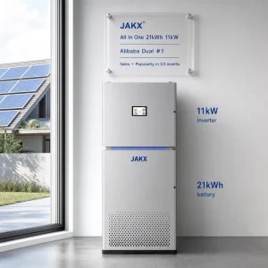 Solar Battery Inverter Combo 21kWh LiFePO4 11kW Backup Power System for Home Emergency Backup Power Self Consumption Storage