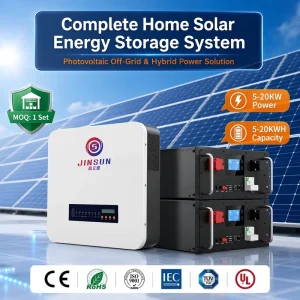 Solar Battery Lithium 5kWh 10kWh 20kWh 30kWh 51.2V 200AH 314Ah Home Energy Storage System Hybrid Solar Inverter
