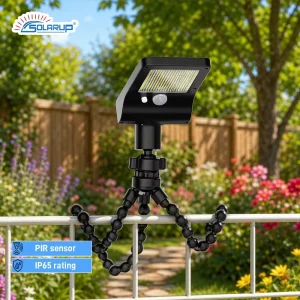Solar LED Motion Sensor Light Small 1200mAh Outdoor Garden Waterproof IP65 Porch