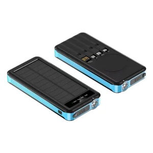Solar Panel Wireless Powerbank Energy 10000mah Customized Portable With Led Display