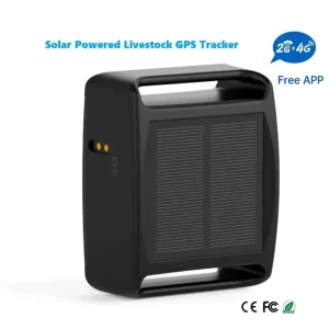 Solar Powered 4G GPS Tracker for Cattle Cow Sheep Livestock Waterproof Animal Tracking Device App Geofence Anti Theft Alarm