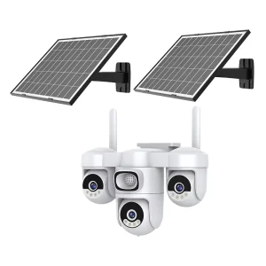 Solar Powered CCTV Camera Wireless 4G Sim Card PTZ 270 Degree H265 Night Vision Cloud Storage Home System
