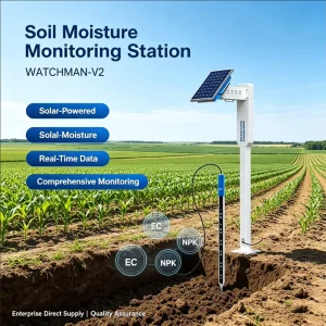 Solar Smart IoT Soil Moisture Sensor Probe Multi Depth Soil Temperature Humidity PH EC Remote Monitoring