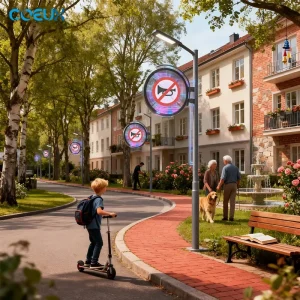 Solar Street Light Pole 3D Holographic Display WIFI App Control Wireless Advertising LED Billboard Screen