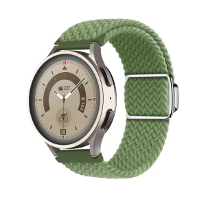 Solo Loop Braided Nylon Bands for Samsung galaxy Watch Straps with Magnetic Buckle for Huawei Smart Watch Band