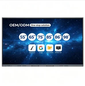 Songguan 100 Inch 40 Point Touch Interactive Smart Whiteboard with LCD Display for Education Meetings & Office Use
