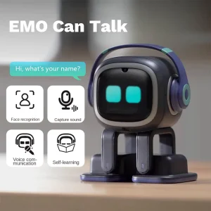 Special Gift EMO Smart Desk AI Robot Pet with ChatGPT & Wide angle Camera Voice Control Dance Robot Interactive Party Partner