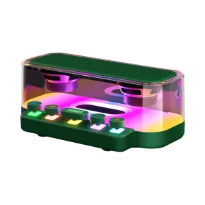 Special Price Trendy Colorful Desktop Small for 5.0 8W Voice Prompt Punk Button Card inserting Smart Speaker