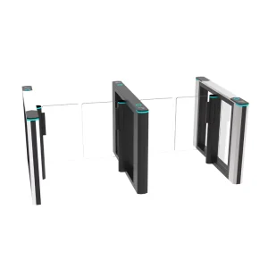 Speed Gate Turnstile Pedestrian Access Control Stainless Steel Automatic Bidirectional Barrier for Metro Station Transit Center