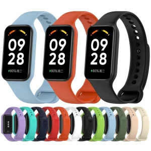 Sport Silicone for Xiaomi Smart Band 8 Active Replacement for Redmi Band 2 Bracelet Strap