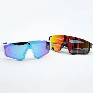 Sports Cycling Smart Glasses with 8MP Camera Video Recording Eyeglasses Music Player AI Smart Glasses