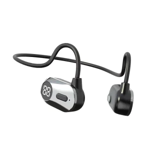 Sports Neckband LED Digital Display Wireless BT Headphone Magnetic Bass Headset with Handsfree Earbuds Supports SD Card