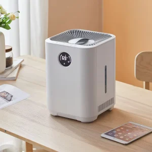 Square 3.5l Capacity Evaporative Room Smart Constant Humidity Humidifier for Home