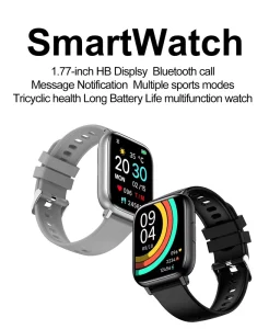 Square TFT Smart Fitness Tracker Watch Information Notification Multiple Sports Modes Waterproof Smart Watch
