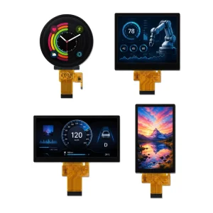 High Resolution 0.96 1.08 1.28 1.3 Inch Wide Temperature IPS TFT LCD Display for Smart Watch Wearable Device With Fast Sample Su