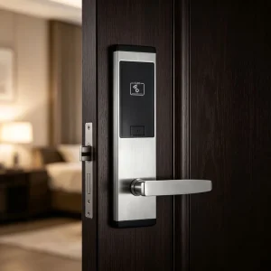 Stainless RFID Card Hotel Door Lock Electronic Guest Room Smart Lock with Hotel Management System for Hotel Apartment Resort