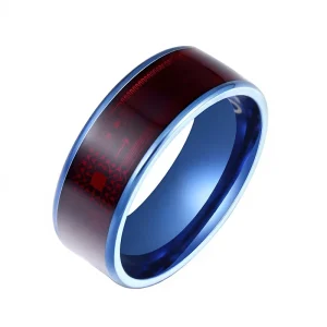 Stainless Steel NFC Smart Ring Unisex Wearable Digital Accessory Mobile Phone Compatible Campus Door Lock Payment