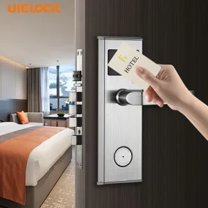 Stainless Steel RFID Card Hotel Wardrobe Unlock Slide Door Lock Aluminum Door Free Memory Card Data Storage Option