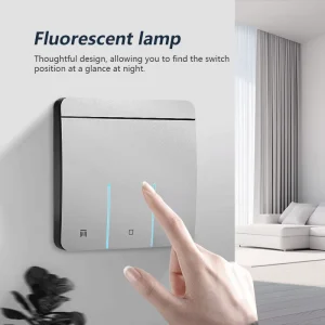 Standard Luxury Smart Home Roller Shutter Motor Wall Switch High Quality Control System ABS