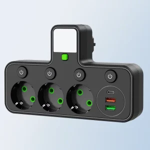 Standard Smart Home Plug 4 hole USB TYPE C Power Strip Multi function Socket 5 position Multi position Style