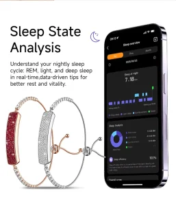 StarOS Optimized Smart Bracelet with Heart Rate Monitoring Step Counter & Sleep Tracking for Apple & Android 1601707415760