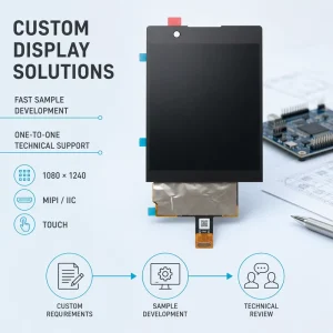 Startek Original 1080×1240 3.92 Inch MIPI IIC 4 Lane LTPS Touch Panel for Smart Handheld Device Premium AMOLED Display Module