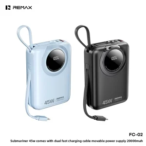 Stealth 45W Portable Power Bank Type C Input Smart Digital Display Plastic