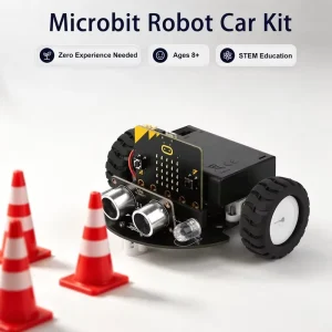 Stem Education Microbit Robot Car Set School STEM Project 2WD APP Control DIY MakeCode Coding Steam Kits Robotics